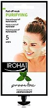 Парфумерія, косметика Маска для обличчя - Iroha Nature Green Tea Purifying Peel-Off Mask