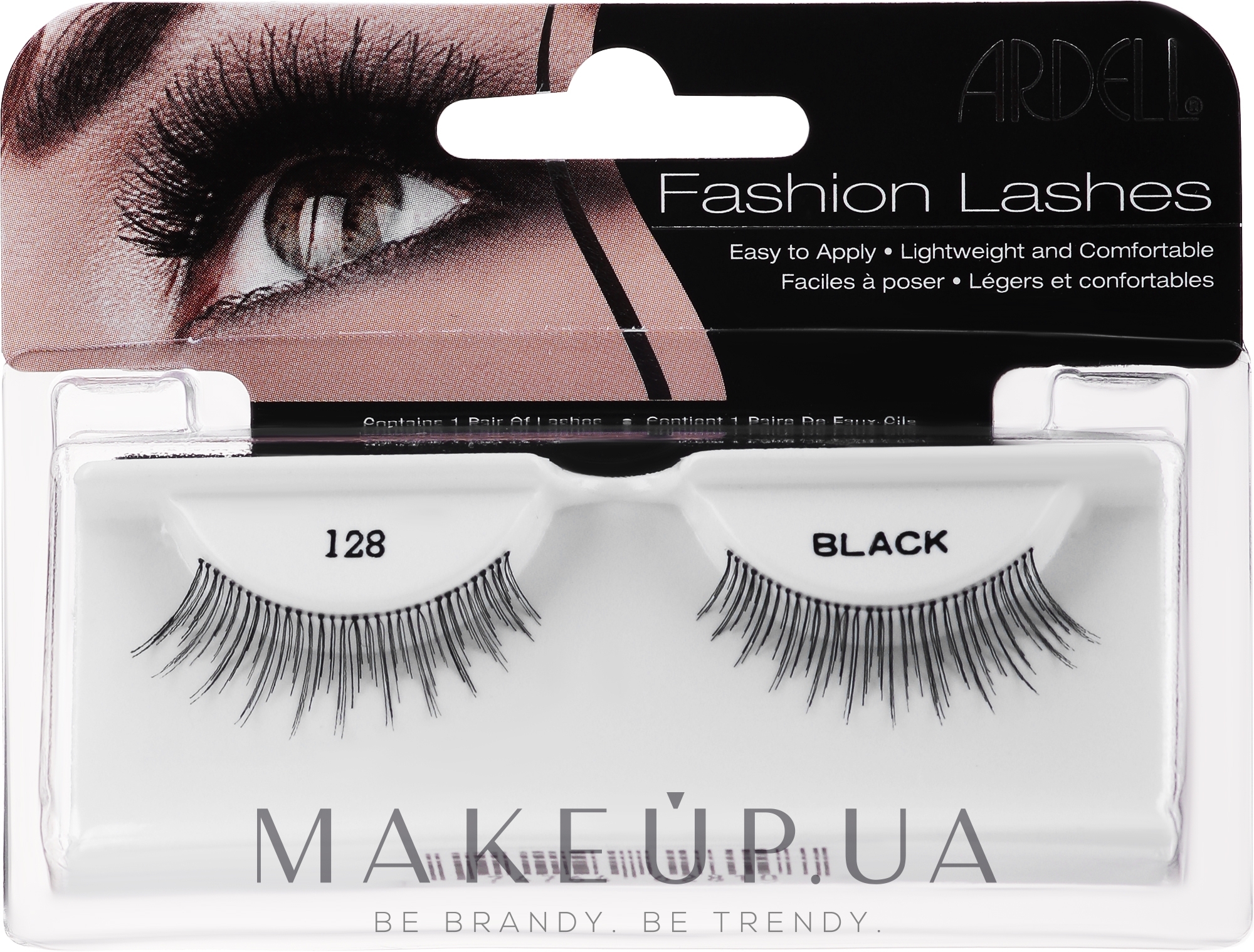 Накладні вії - Ardell Natural Lashes Black 128 — фото 2шт