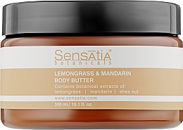 Парфумерія, косметика Крем-батер для тіла "Лемонграс і мандарин" - Sensatia Botanicals Lemongrass & Mandarin Body Butter