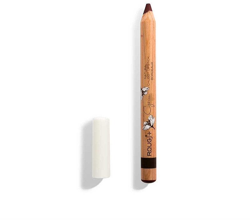 Помада-карандаш для губ - Rougj+ Green Natural Chubby Lipstick — фото N1