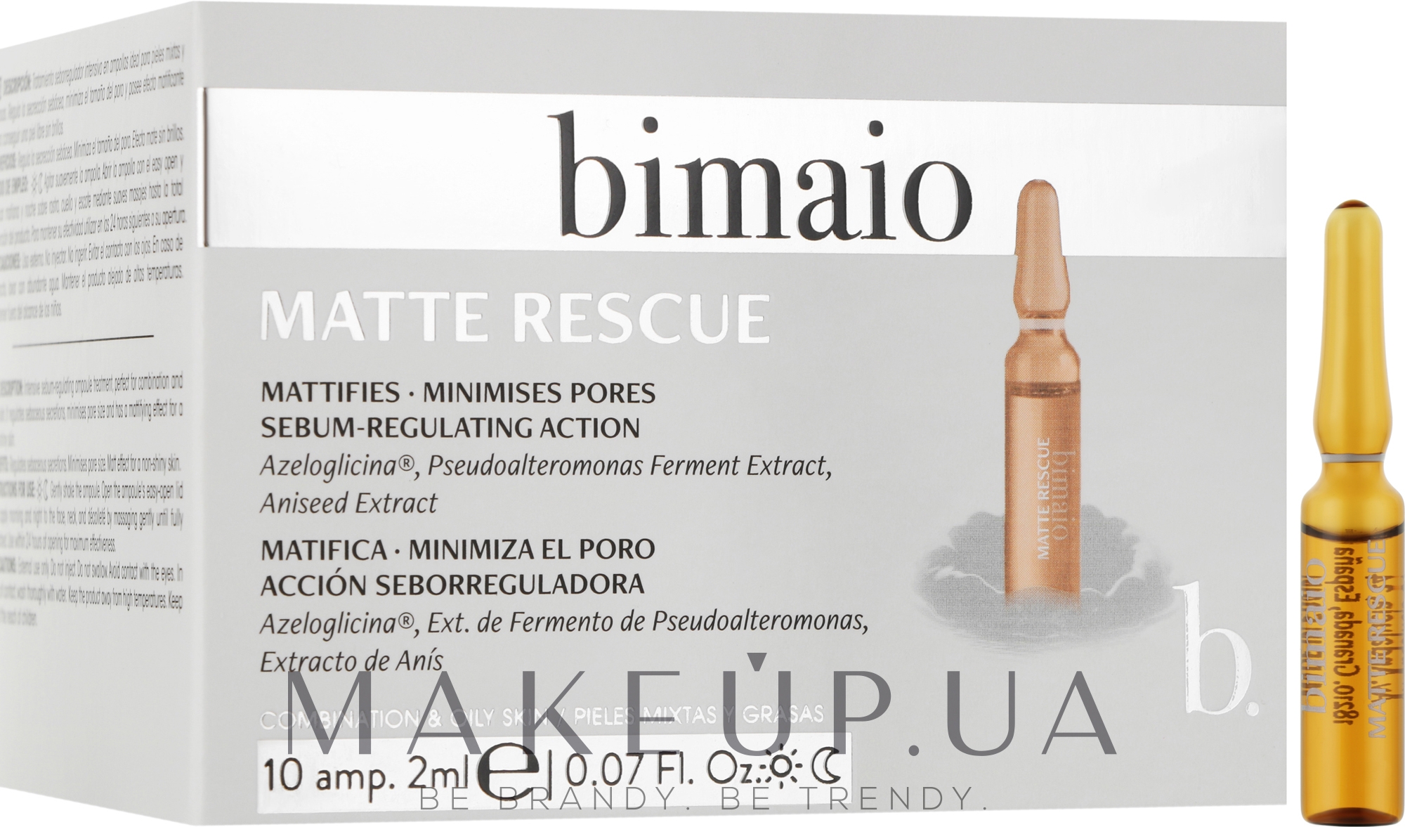 Ампулы "Matte Rescue" для лица - Bimaio — фото 10x2ml