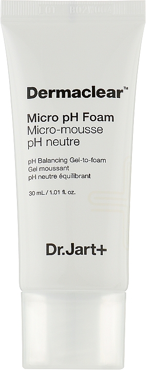 Пінка-гель для вмивання - Dr.Jart+ Dermaclear Micro pH Foam (мініатюра)