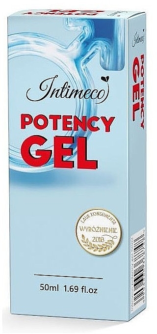 Інтимний гель для чоловіків, що підвищує потенцію - Intimeco Potency Gel — фото N1