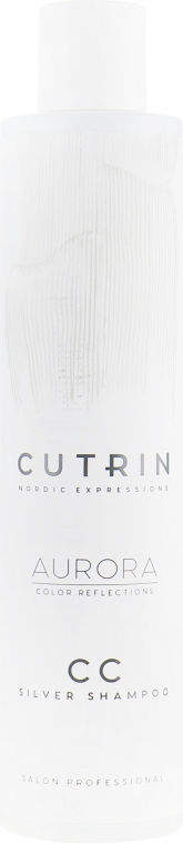 Тонувальний шампунь "Сріблястий іній" - Cutrin Aurora CC Silver Shampoo — фото N1
