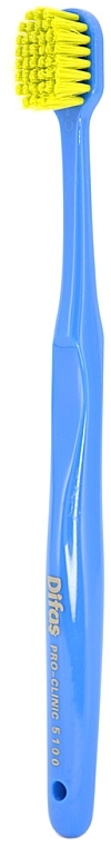 Зубна щітка "Ultra Soft" 512568, синя із салатовою щетиною - Difas Pro-Clinic 5100 — фото N1