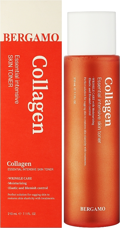 Тонер для лица с коллагеном - Bergamo Collagen Essential Intensive Skin Toner — фото N2