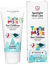 Парфумерія, косметика Дитяча зубна паста, від 2 до 7 років, зі смаком полуниці - Spotlight Oral Care Kids Total Care Toothpaste Strawberry