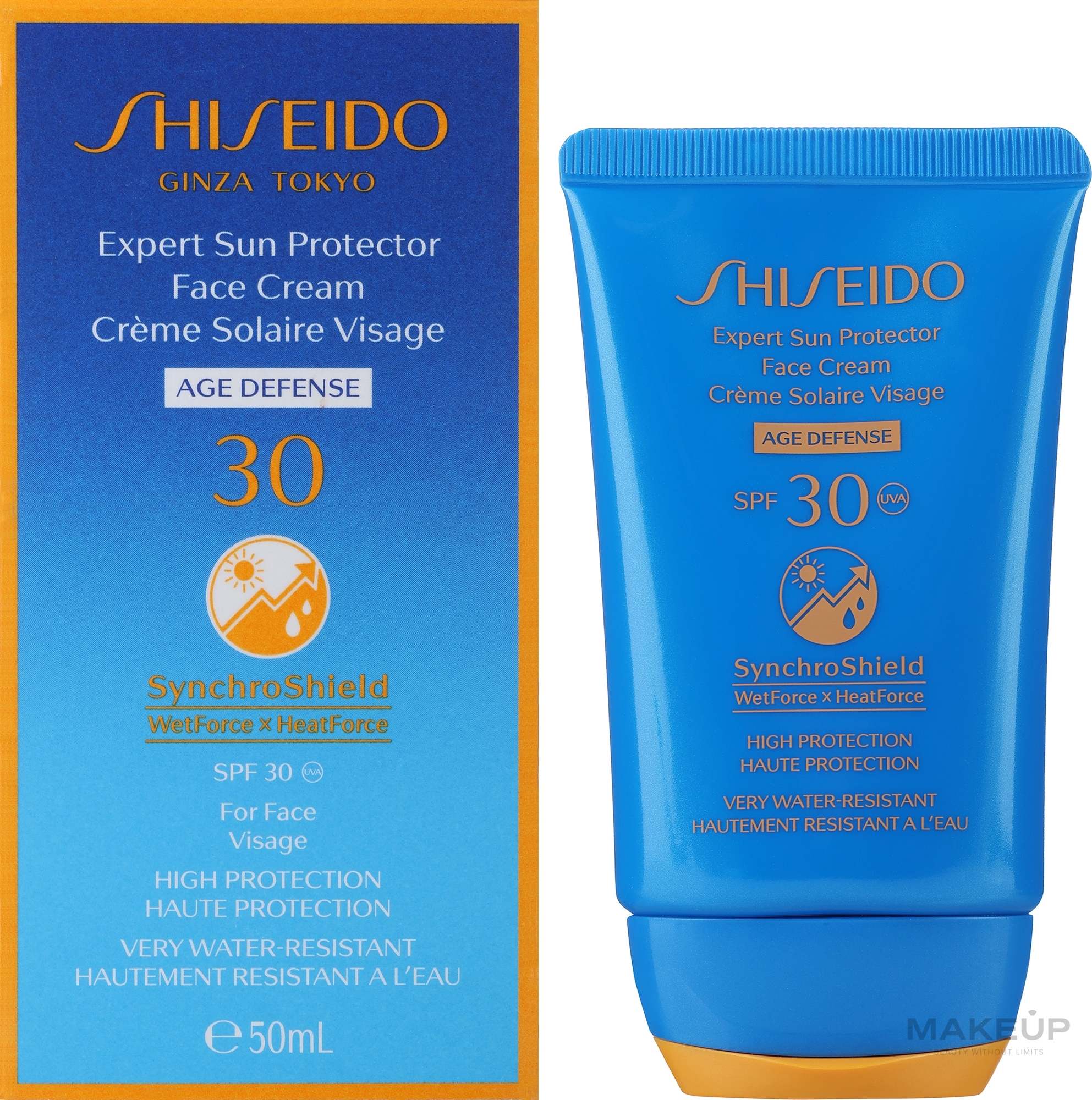 Солнцезащитный крем для лица - Shiseido Expert Sun Protection Face Cream SPF30 — фото 50ml