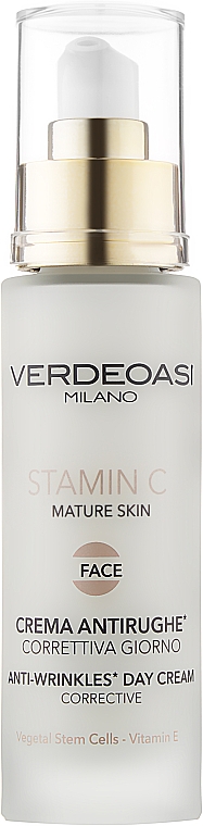 Денний крем для корекції зморщок - Verdeoasi Stamin C Anti-wrinkles Day Cream Corrective — фото N1
