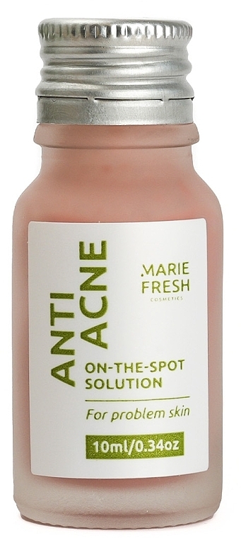 Точковий засіб-концентрат від прищів, вугрів та запалень локальної дії - Marie Fresh Cosmetics Anti Acne On-The-Spot Solution — фото N2