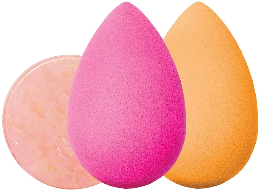 Набор - Beautyblender Main Squeeze Set (sponge/2pcs + solid/cleanser/16g) — фото N1