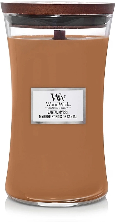 Ароматична свічка - WoodWick Santal Myrrh Candle — фото N3