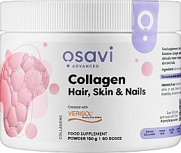 Харчова добавка для волосся, шкіри та нігтів "Коллаген" - Osavi Collagen Peptides Hair, Skin & Nails — фото N1
