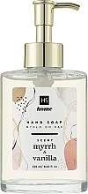 Духи, Парфюмерия, косметика Мыло жидкое "Мирра и ваниль" - HiSkin Home Hand Soap Myrrh & Vanilla