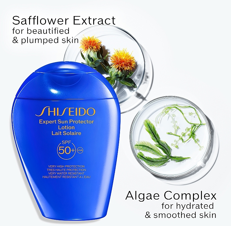 Сонцезахисний лосьйон для обличчя і тіла - Shiseido Expert Sun Protection Face and Body Lotion SPF50 — фото N2