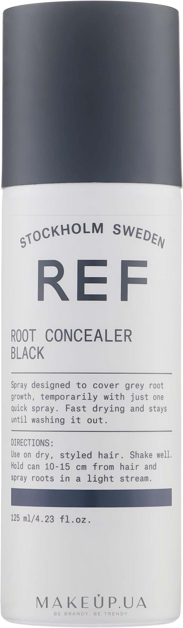 Консилер для тонирования корней волос - REF Root Concealer Spray — фото Black