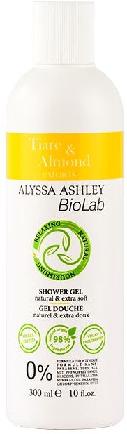 Alyssa Ashley Biolab Tiare & Almond - Гель для душа — фото N1