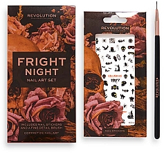 Духи, Парфюмерия, косметика Набор для дизайна ногтей - Makeup Revolution Halloween Fright Night Nail Art Set
