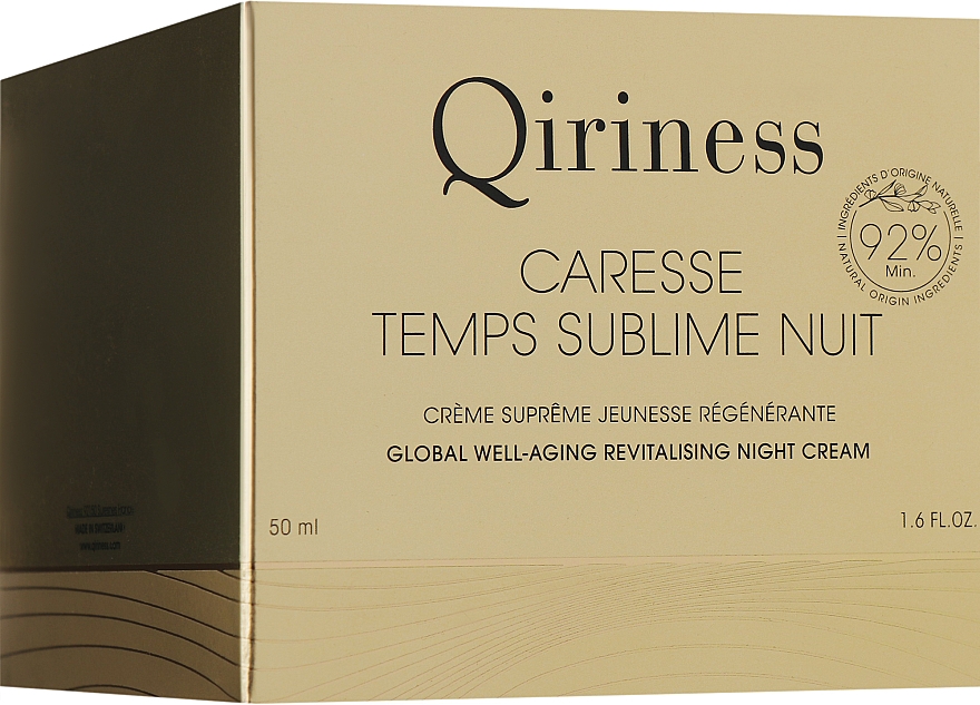 Відновлювальний, антивіковий нічний крем комплексної дії - Qiriness Caresse Temps Sublime Nuit Ultimate Anti-Age Revitalising Night Cream — фото N1