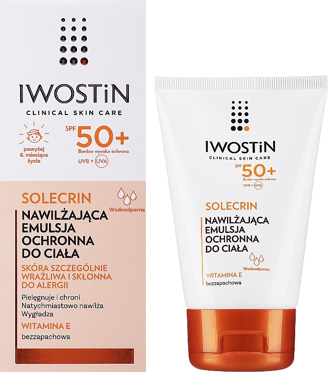 Защитная эмульсия SPF50+ - Iwostin Solecrin Emulsion SPF50+ — фото N1