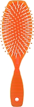 Щітка масажна 10 рядів, помаранчева - Titania — фото N1