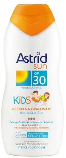 Дитяче сонцезахисне молочко - Astrid Sun Kids Milk SPF 30 — фото N1