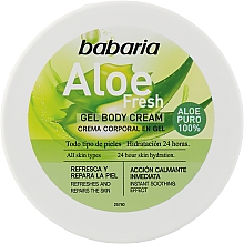 Духи, Парфюмерия, косметика Крем-гель для тела "Алоэ" - Babaria Aloe Fresh Gel Body Cream