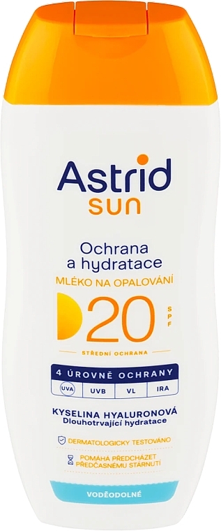 Солнцезащитное молочко - Astrid Sun SPF 20 Sunscreen Lotion — фото N1