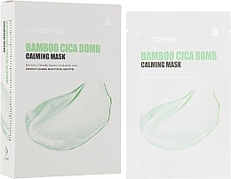 Успокаивающая маска - Medi Peel Bamboo Cica Bomb Calming Mask — фото N3
