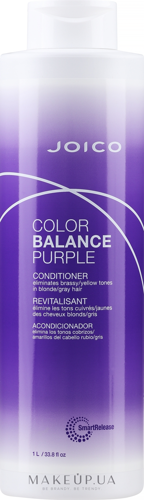 Оттеночный кондиционер для нейтрализации желтизны для светлых и седых волос - Joico Color Balance Purple Conditioner — фото 1000ml