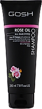 Шампунь для волос с розовым маслом - Gosh Copenhagen Rose Oil Shampoo — фото N1