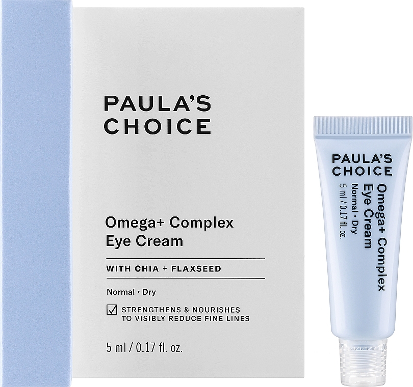 Крем для шкіри навколо очей з омега-кислотами - Paula's Choice Omega + Complex Eye Cream Travel Size — фото N2