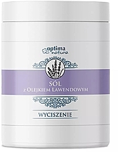 Йодобромна сіль для ванни "З лавандовою олією" - Optima Natura With Lavender Oil Salt Calm — фото N1