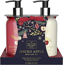Парфумерія, косметика Набір - Scottish Fine Soaps Spiced Apple Hand Care Set (soap/300ml + h/lot/300ml)