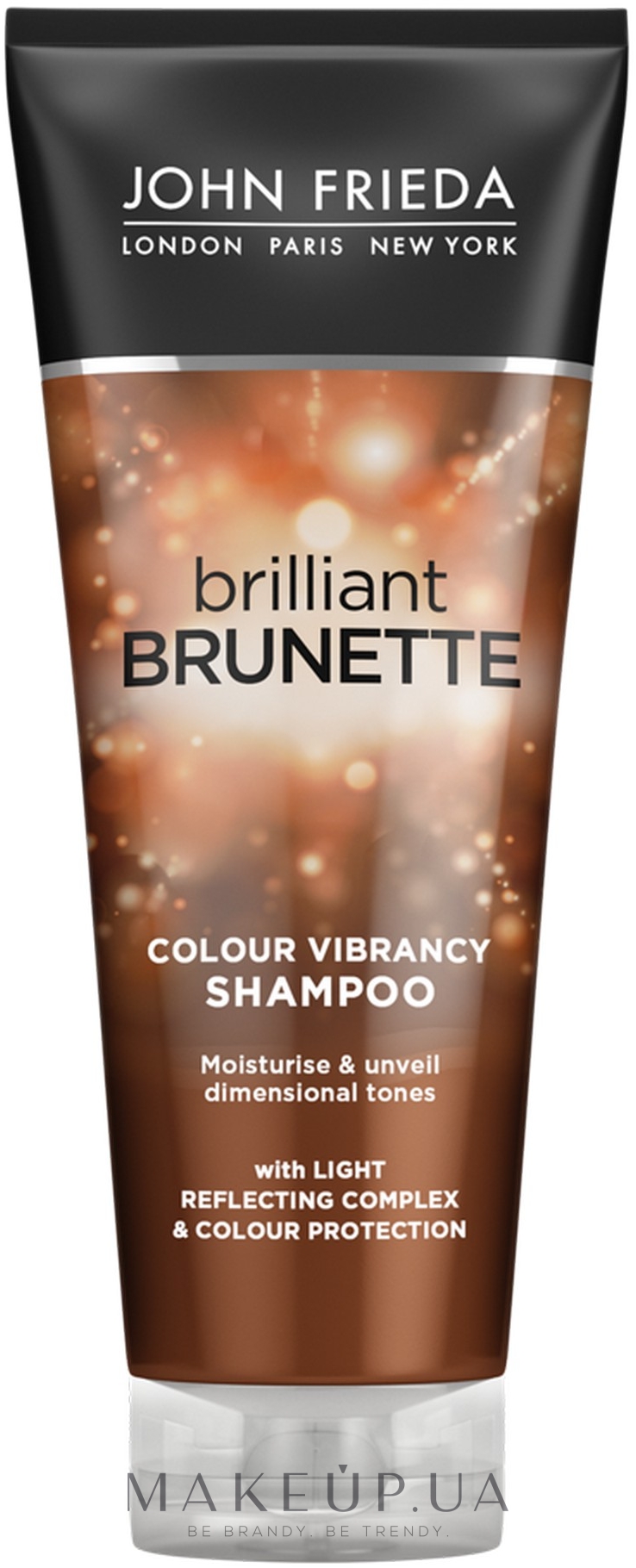 Зволожуючий шампунь для захисту кольору темного волосся - John Frieda Brilliant Brunette Colour Protecting — фото 250ml