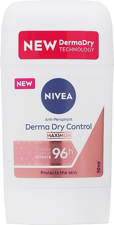 Антиперспирант для женщин - Nivea Anti-perspirant Derma Dry Control Extreme Sweat Defence Maximum 96H