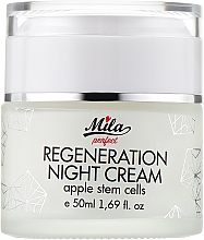 Відновлювальний нічний крем зі стволовими клітинами яблука - Mila Regeneration Night Cream With Apple Stem Cells — фото N1