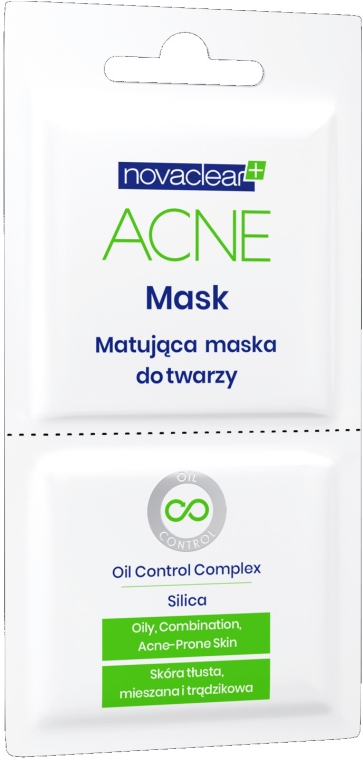 Матирующая маска для лица - Novaclear Acne Mask Oil Control Complex — фото N1