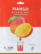 Маска для обличчя з екстрактом манго - Jkosmec 5 C Mango Intensive Essence Mask — фото N1