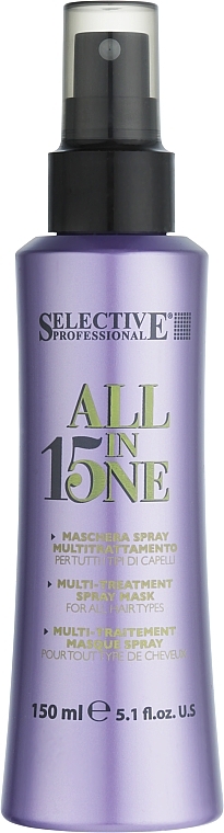Маска-спрей для всіх типів волосся - Selective Professional All In One Spray 