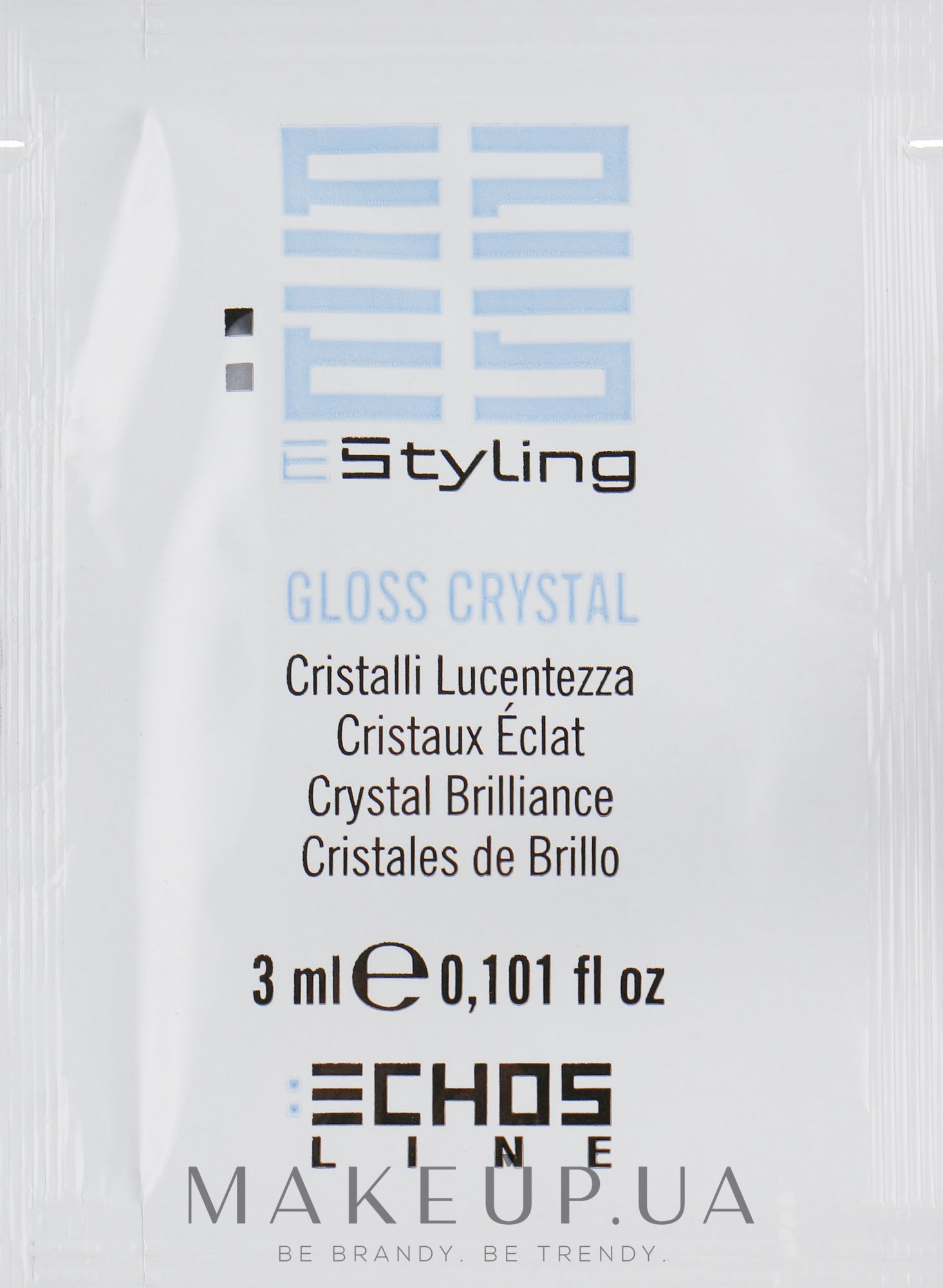 Флюид-кристал для поврежденных волос - Echosline Gloss Crystal (пробник) — фото 3ml