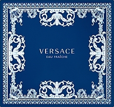 Versace Man Eau Fraiche - Набор (edt/100ml + sh/gel/150ml + edt/10ml) — фото N1