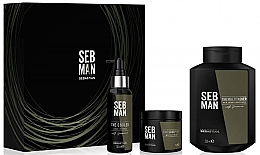 Духи, Парфюмерия, косметика Набор по уходу за волосами - Sebastian Professional Seb Man Hair Care Kit (h/tonic/100ml + sh/250ml + paste/75ml)