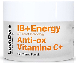 Легкий тонізувальний крем-флюїд для обличчя - LookDore IB+Enrgy Anti-Ox Vitamin C Gel Cream — фото N1