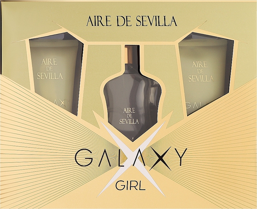 Instituto Espanol Aire de Sevilla Galaxy Girl - Набір (edt/150ml + b/cr/100ml + sh/gel/100ml) — фото N1