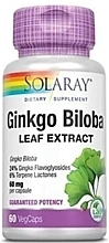 Духи, Парфюмерия, косметика Пищевая добавка "Гинкго билоба", 60 mg - Solaray Ginkgo Biloba Leaf Extract