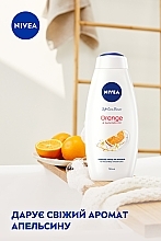Гель-уход для душа "Апельсин и Масло Авокадо" - NIVEA Care Shower Care & Orange — фото N5