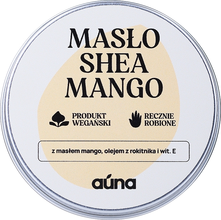 Масло ши для обличчя й тіла "Манго" - Auna Shea Mango Butter — фото N1
