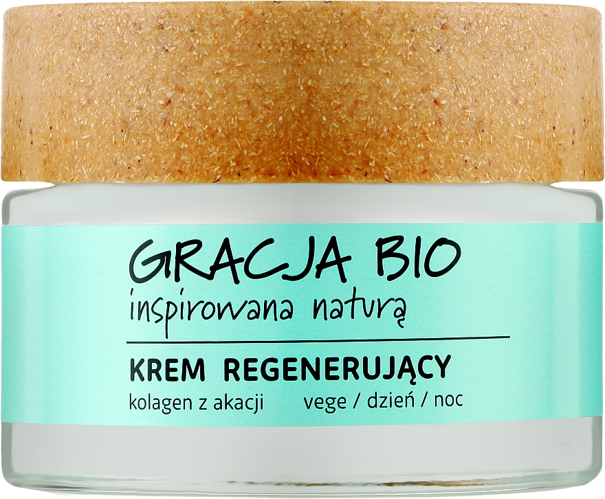 Регенерувальний крем для обличчя з колагеном акації - Gracja Bio Regenerating Face Cream