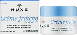 Насыщенный крем для сухой кожи лица - Nuxe Creme Fraiche De Beaute Moisturising Rich Cream 48H — фото N3